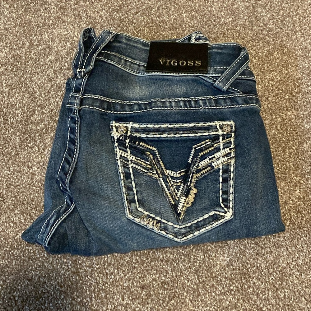 Vigoss “Chelsea” skinny jeans size 3/4 length 29